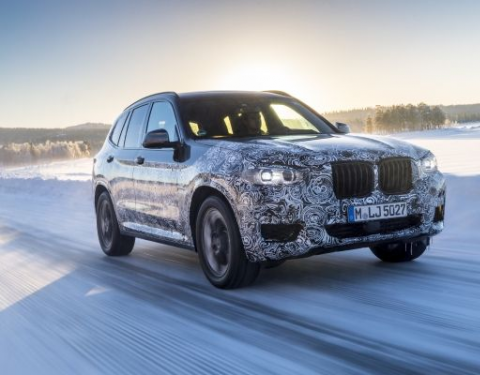 Nové BMW X3 prošlo zimními zkouškami
