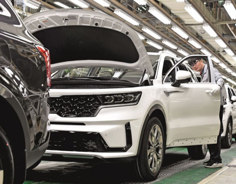 Zahájení výroby nové generace modelu Kia Sorento Hybrid