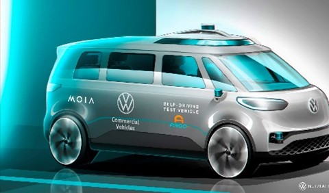 VW užitkové vozy a Argo AI spouštějí zkušební provoz autonomních vozidel