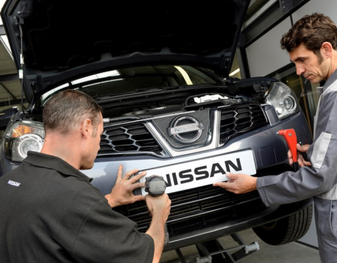 Nissan zajišťuje prostřednictvím svého certifikačního programu nejvyšší kvalitu karosářských prací