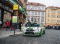 Zákazníci taxi mohli v pražských ulicích vyzkoušet jízdu závodním speciálem ŠKODA FABIA R5 pilotovaným českým šampiónem
