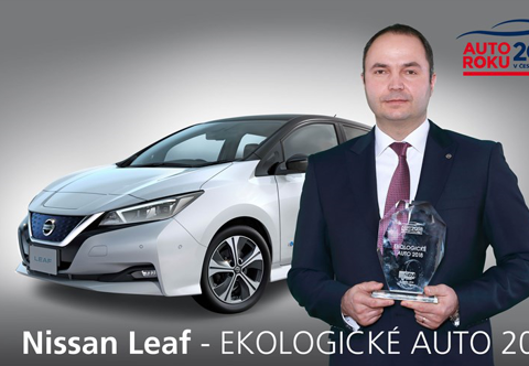Nový Nissan LEAF získal titul Ekologické auto roku 2018 v České republice