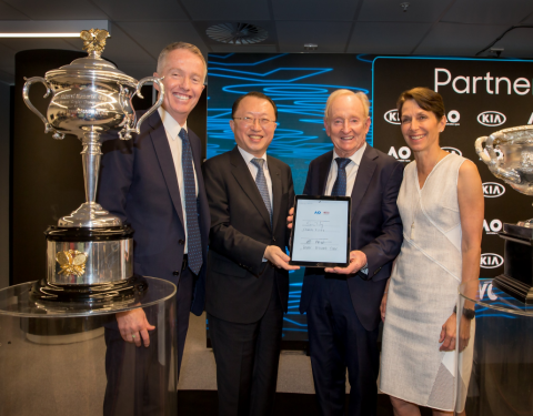 Kia podpoří tenisový turnaj Australian Open do roku 2023