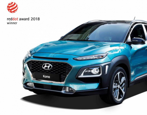 Hyundai získal dvě ocenění Red Dot za design modelů Hyundai Kona a Hyundai NEXO